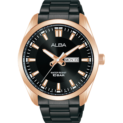 Alba Active Men s Black Stainless Steel Bl. 148.00