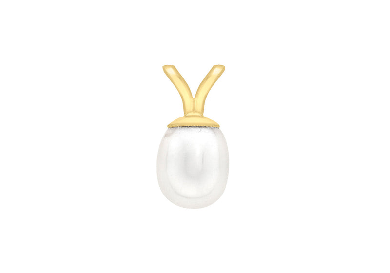 9K Yellow Gold Cult Freshwater Pearl Pendant