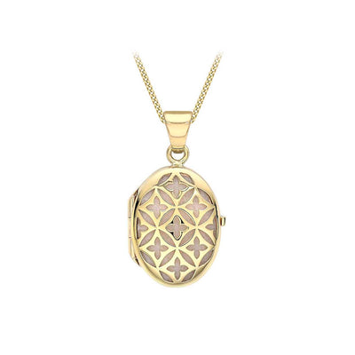 9K Gold Locket Pendant