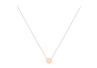 Rose Gold Pendant Necklace