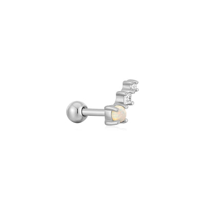 Ania Haie Silver Kyoto Opal Climber Barbell Single Earring