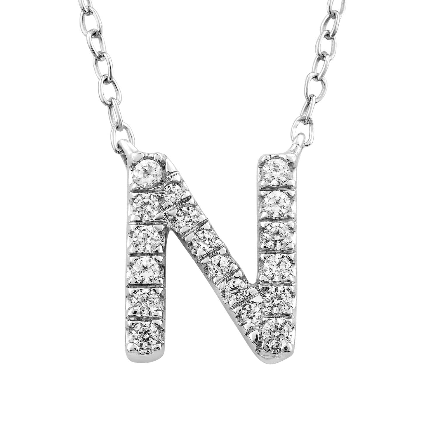 Initial 'N' Necklace with 0.09ct Diamonds ... @ $699.00