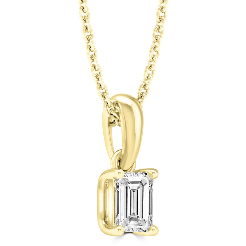 0.25ct HI I1 Diamond Pendant in 9K Yellow Gold