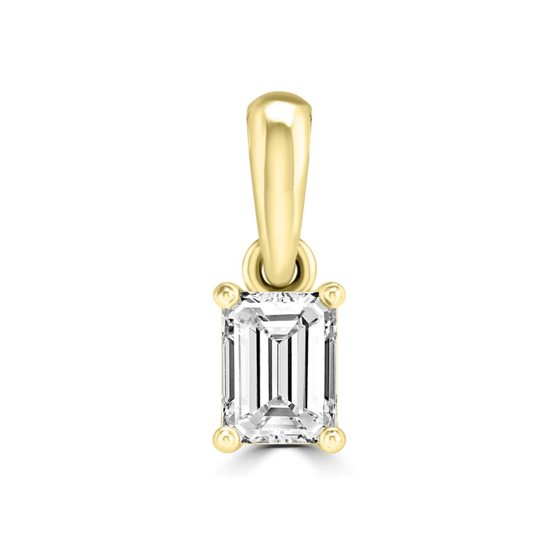 0.25ct HI I1 Diamond Pendant in 9K Yellow Gold