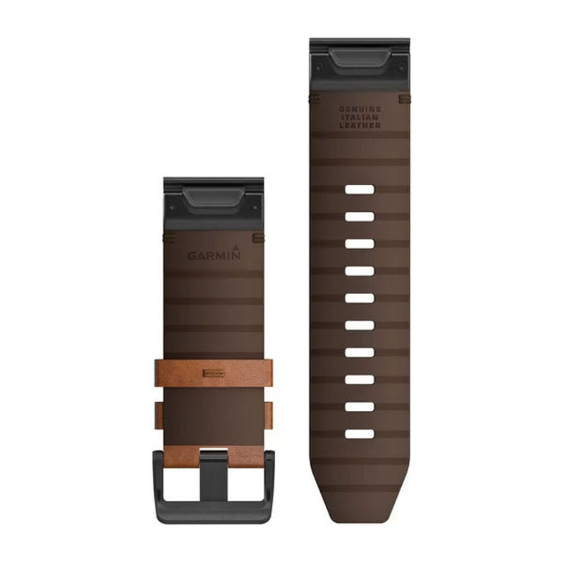 Garmin Quickfit 26mm Chestnut Leather Watch Band 010-12864-05