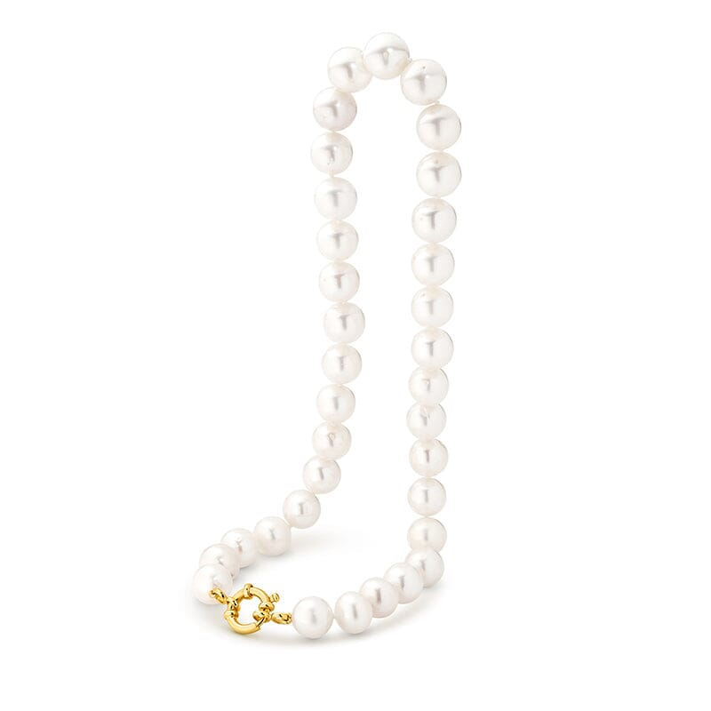 Ikecho Freshwater Pearl Strand 10/12.5MM 9K Bolt Clasp 45CM "Penelope"