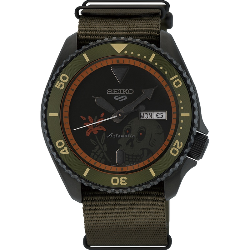 Seiko 5 Sports Kentaro Yoshida Limited Edition Automatic Watch SRPL27K1 (Olive)