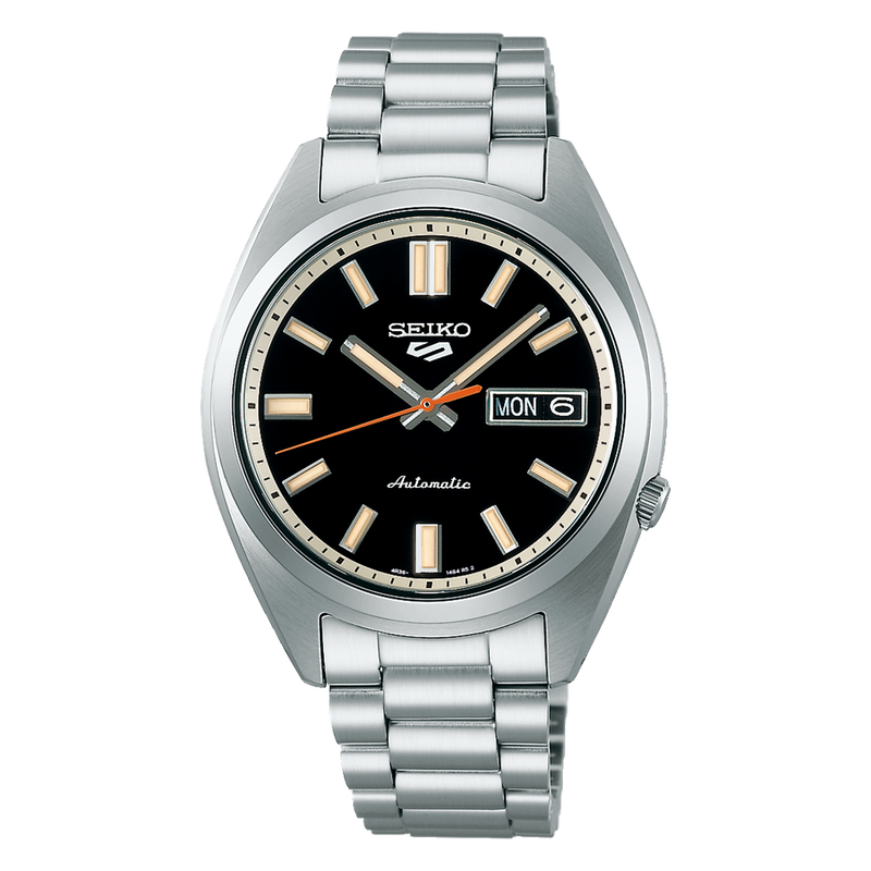 Seiko 5 Sports Stainless Steel Automatic Watch Black Dial SRPK89K1