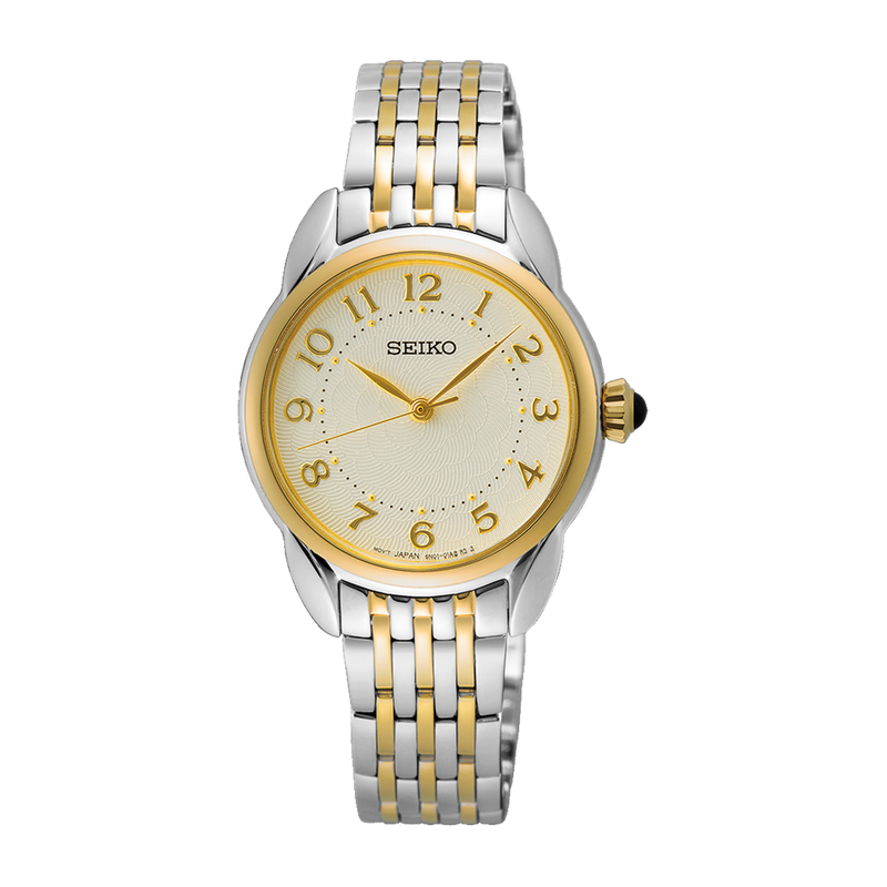 Seiko Ladies Two Tone Stainless Steel Watch SUR562P