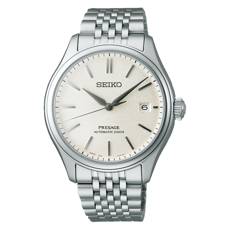 Seiko Presage Classic Series Automatic Watch White/Cream Dial SPB463J