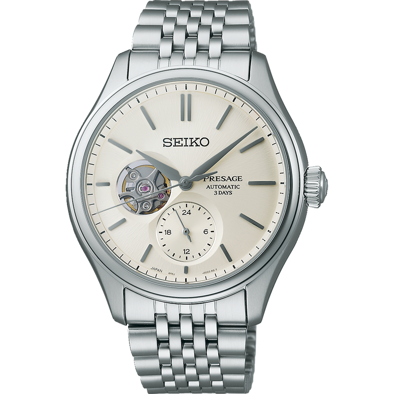 Seiko Presage Classic Series Open Heart Automatic Watch SPB469J