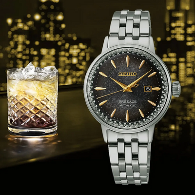 Seiko Presage Cocktail Time 'Night-Time Tokyo' Limited-Edition Ladies Automatic Watch SRE015J