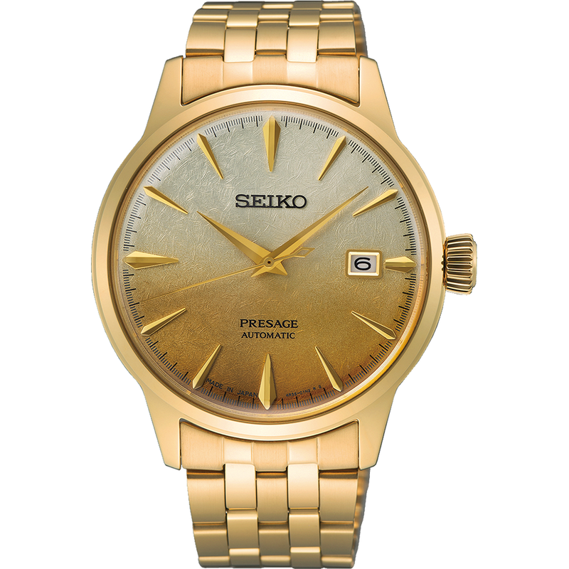 Seiko Presage SRPK46J Cocktail Time "Beer Julep" Automatic Watch 40.5mm