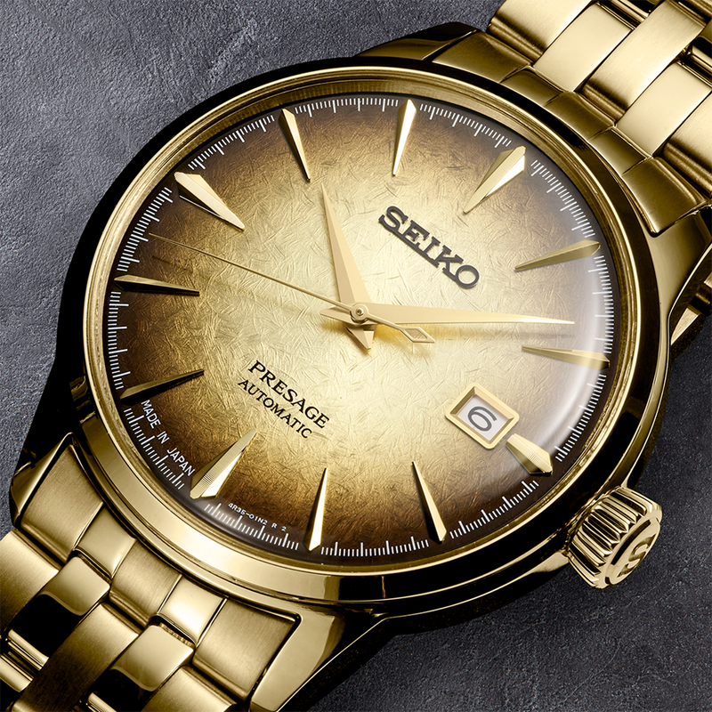 Seiko Presage SRPK48J Cocktail Time "Half & Half" Automatic Watch 40.5mm