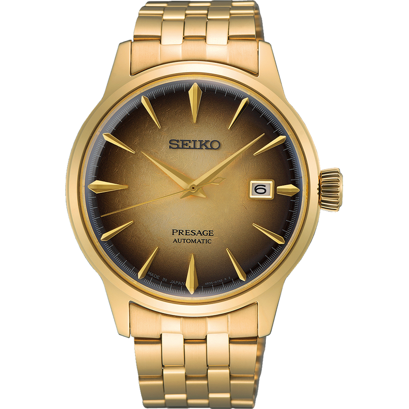 Seiko Presage SRPK48J Cocktail Time "Half & Half" Automatic Watch 40.5mm