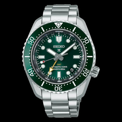 SEIKO Prospex 3 Hand Automatic GMT Green Dial SPB381J